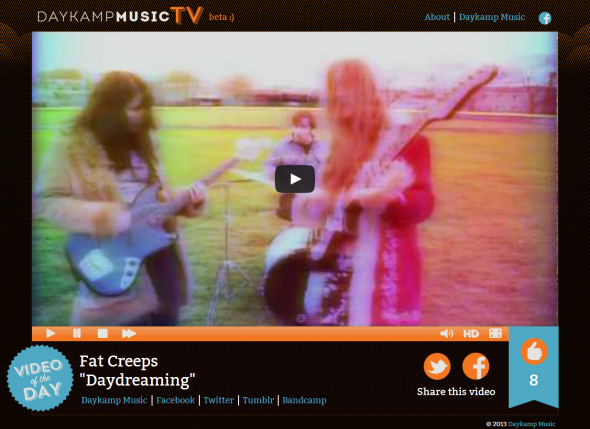 This is what Daykamp Music TV looks like. Click it. It's fun!